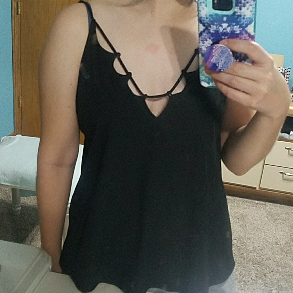 Detailed black tank